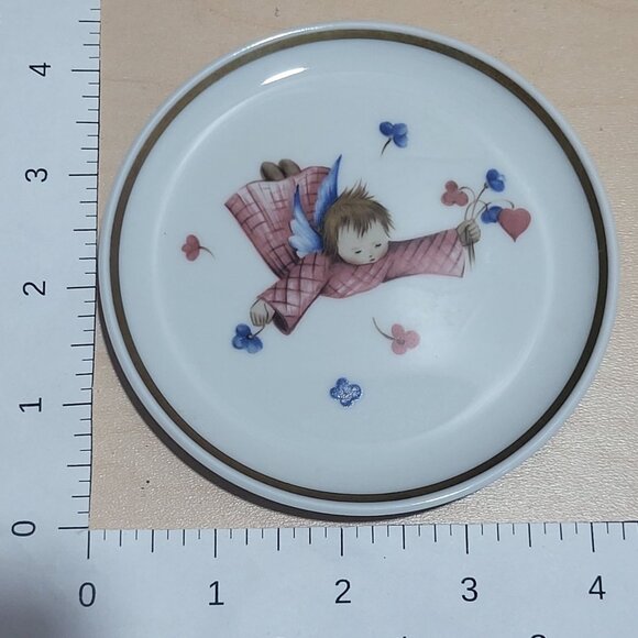 Schmid Berta Flying Angel Hummel Museum Miniature Plate Collection 1978 - Picture 8 of 8